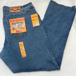 Ross Thomson Denim Jeans Faded Blue Straight NWT Missized Men's 42 W x 32*